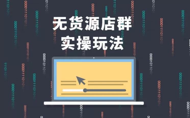 无货源店群实操玩法，蓝海选品的独特思路，店群软件操作方法（45节视频课）-51资源库