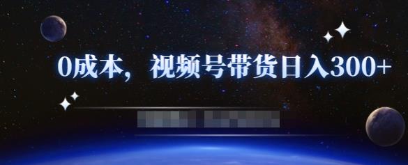 零基础视频号带货赚钱项目，0成本0门槛轻松日入300+【视频教程】-51资源库