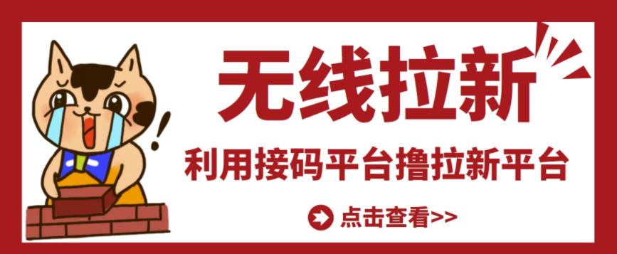 最新接码无限拉新项目，利用接码平台赚拉新平台差价，轻松日赚500+-51资源库