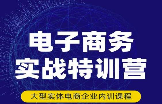 民赛电气内部出品：电子商务实战特训营，全方位带你入门电商，308种方式玩转电商-51资源库