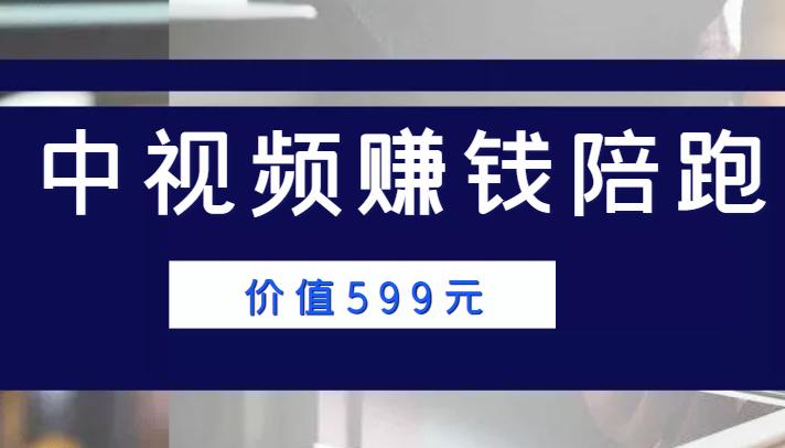 中视频赚钱陪跑，卖中视频账户赚钱收益陪跑项目（价值599元）-51资源库