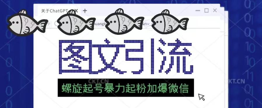 2023年价值1980的图文引流创业粉螺旋起好技术暴力起粉加爆微信-51资源库