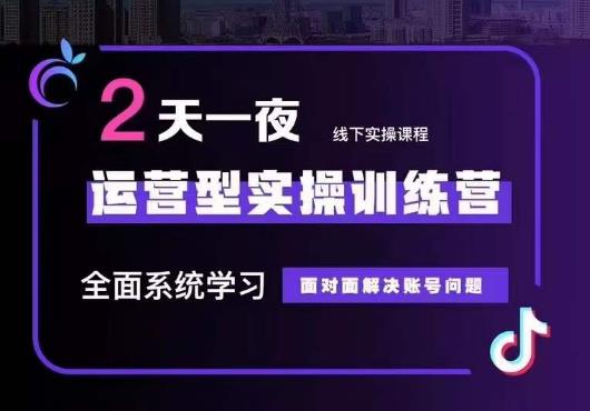 5月22-23线下课运营型实操训练营，全面系统学习，从底层逻辑到实操方法到千川投放-51资源库