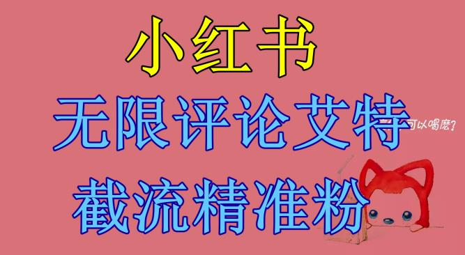 小红书无限评论艾特截流精准粉（软件+教程）-51资源库