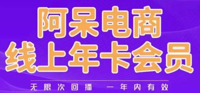 阿呆电商线上年会员，阿呆电商干货分享（更新中）-51资源库