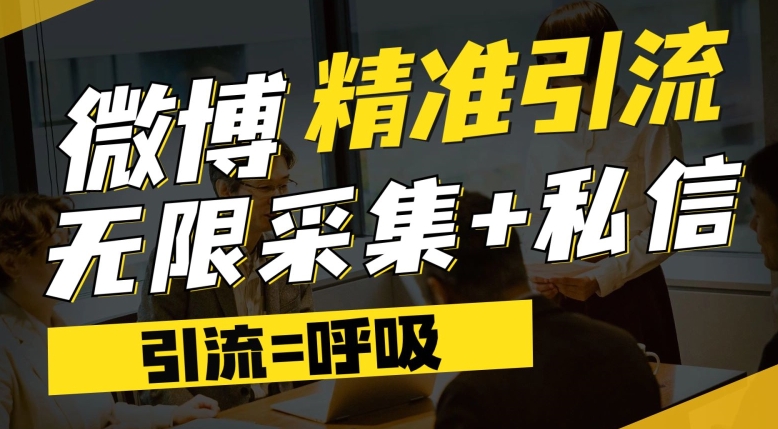微博最新引流技术，软件提供博文评论采集+私信实现精准引流【揭秘】-51资源库