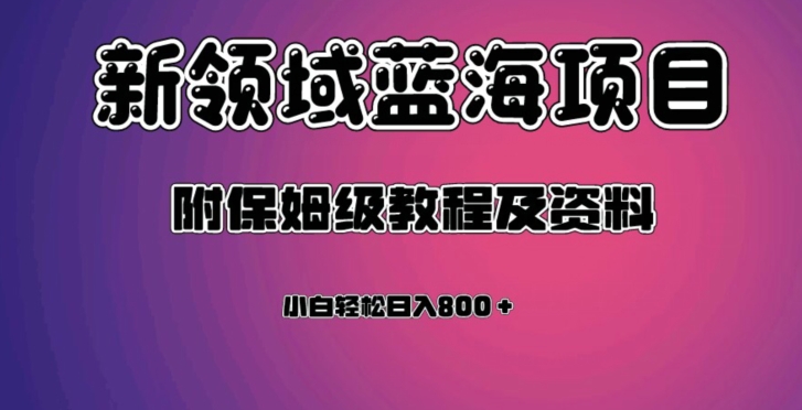 虚拟资源蓝海领域新项目，轻松日入800＋，附保姆级教程及资料-51资源库