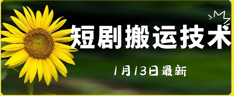 最新短剧搬运技术，电脑手机都可以操作，不限制机型-51资源库