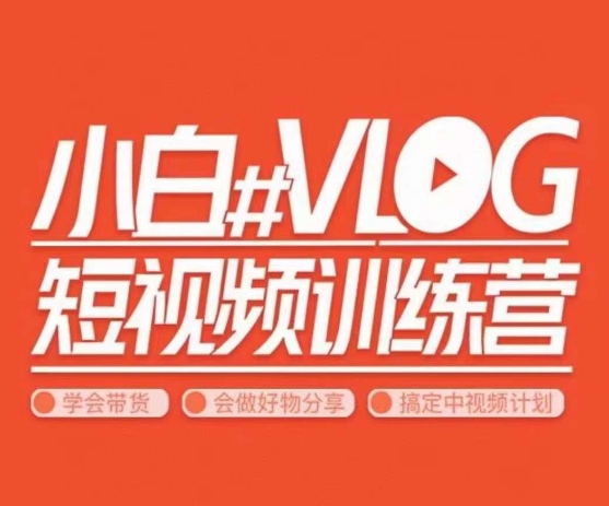 小呆说视–小白VLOG短视频训练营，学会带货、好物、直播、中视频-51资源库