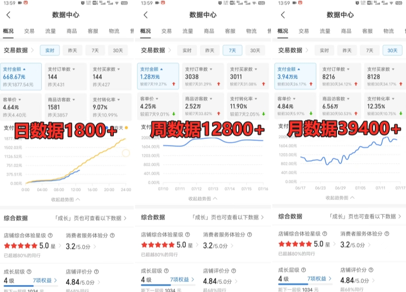 拼多多虚拟电商训练营月入30000+你也行，暴利稳定长久，副业首选-51资源库