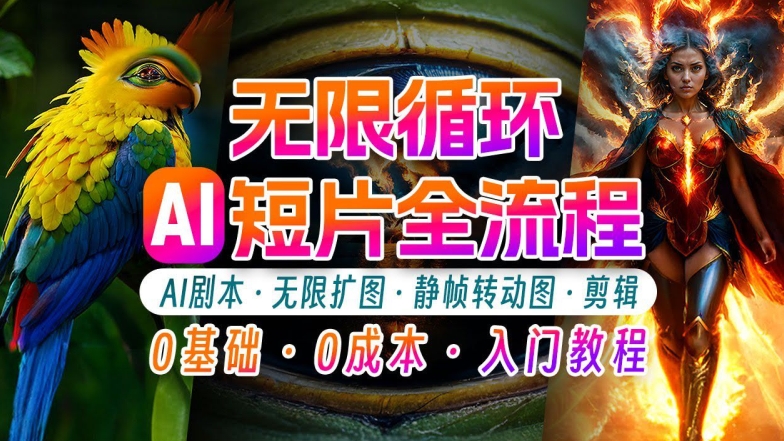 AI剪辑无限循环画面：新手轻松月入上万的秘技【揭秘】-51资源库