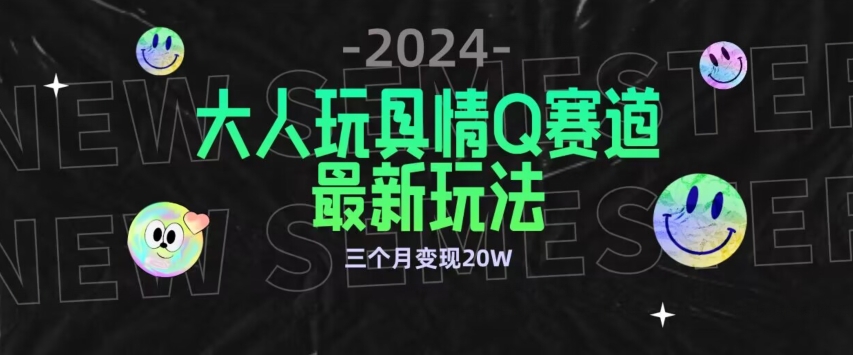 全新大人玩具情Q赛道合规新玩法，公转私域不封号流量多渠道变现，三个月变现20W【揭秘】-51资源库
