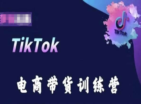 TikTok电商带货训练营，跟随时代潮流，跨境掘金-51资源库