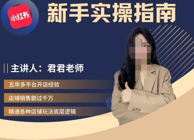 君君-小红书电商从入门到精通，新手实操指南-51资源库