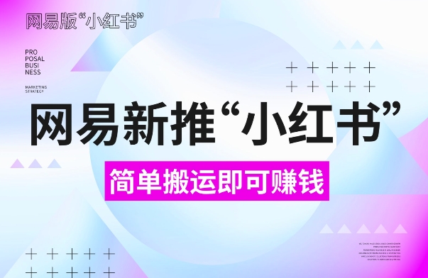 网易官方新推“小红书”，搬运即有收益，新手小白千万别错过(附详细教程)【揭秘】-51资源库
