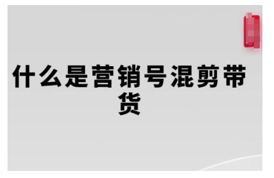 营销号混剪带货，从内容创作到流量变现的全流程，教你用营销号形式做混剪带货-51资源库