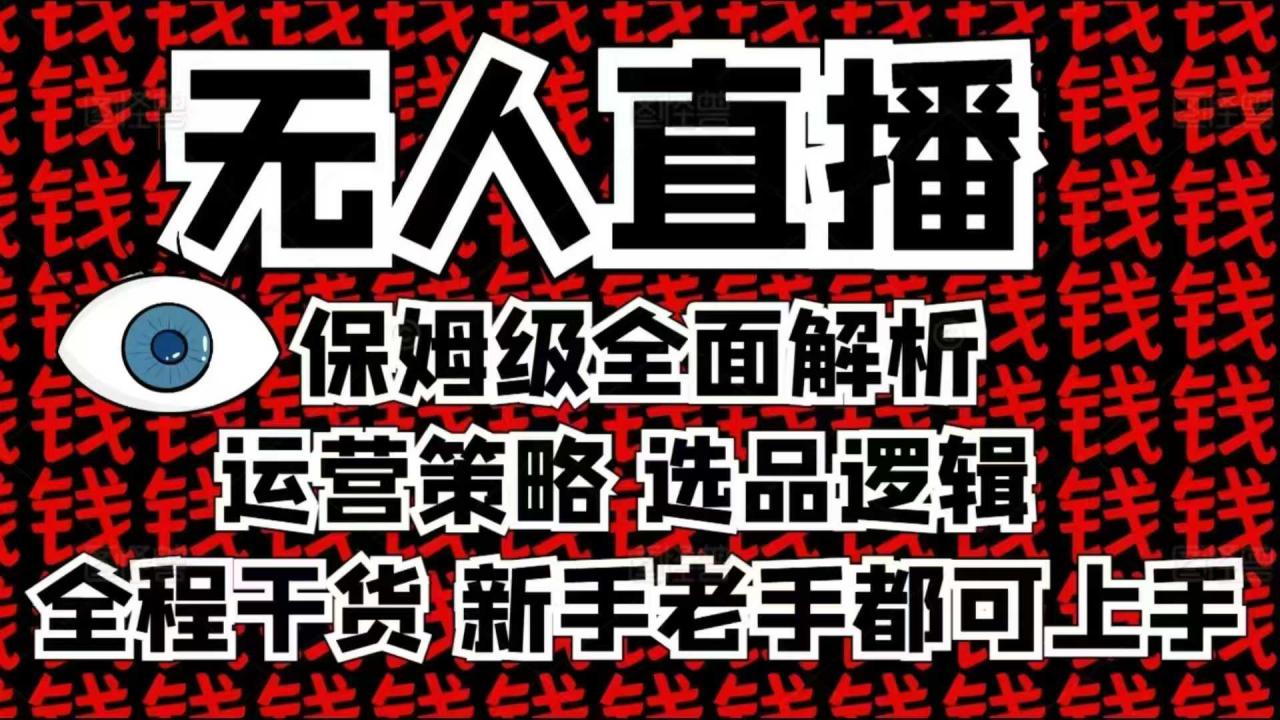 2025无人直播这么做就对了，保姆级全面解析，全程干货，新手老手都可上手-51资源库