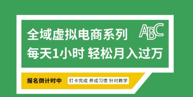 全域虚拟电商变现系列，通过平台出售虚拟电商产品从而获利-51资源库