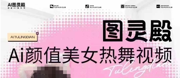 全网首发，原价988图灵殿AI颜值美女热舞视频，云端生图，轻松过原创-51资源库