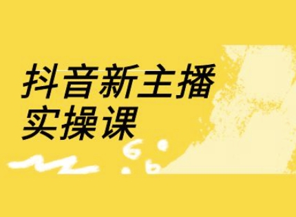 抖音新主播实操课，直播间流量运营线上实操课(18节)-51资源库