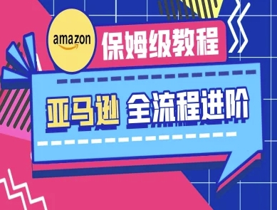 亚马逊保姆级全流程实操教程-跨境电商教程-51资源库
